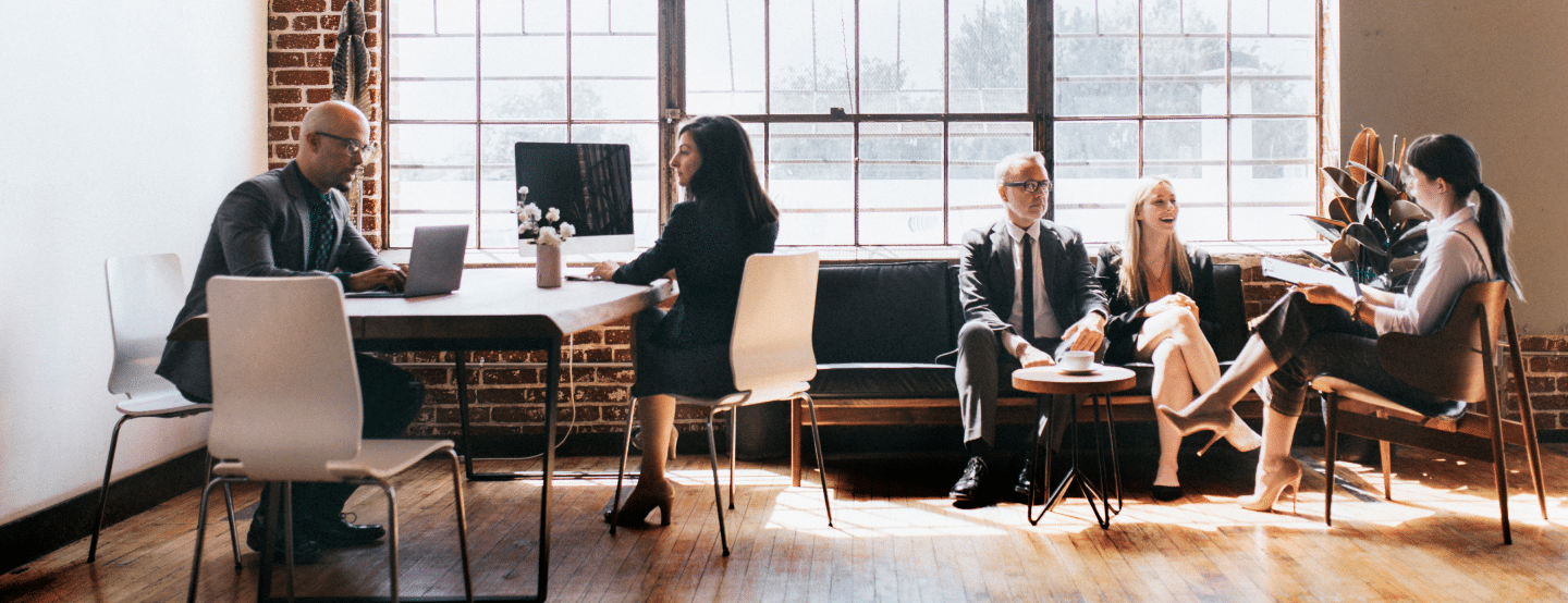 people brainstorming in a workshop