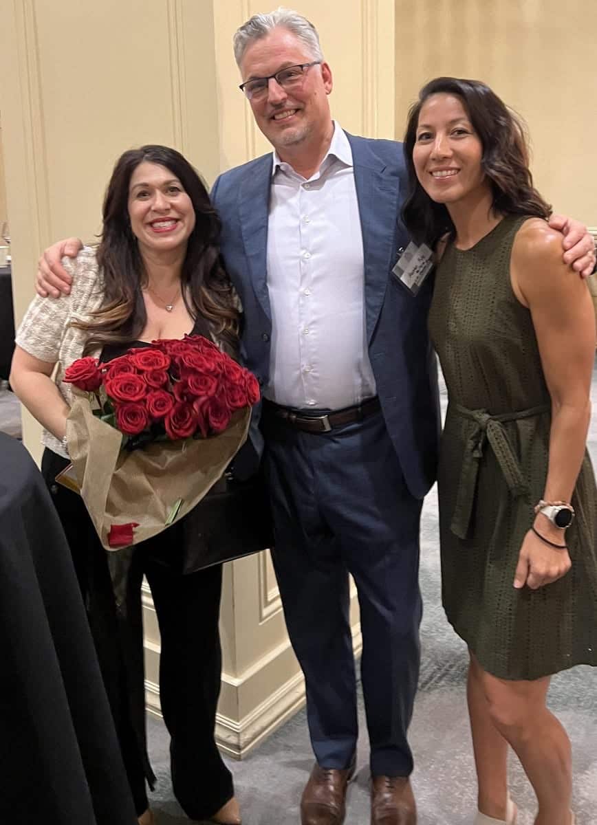 Picture of Hunter Pyle, Caitlin Vega, and Liz Ortega standing together